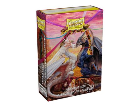 Dragon Shield: (60 Japanese size) Brushed Valentine 2023 Art Sleeves For Cheap