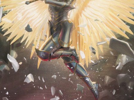 Archangel Elspeth Art Card [March of the Machine Art Series] Discount