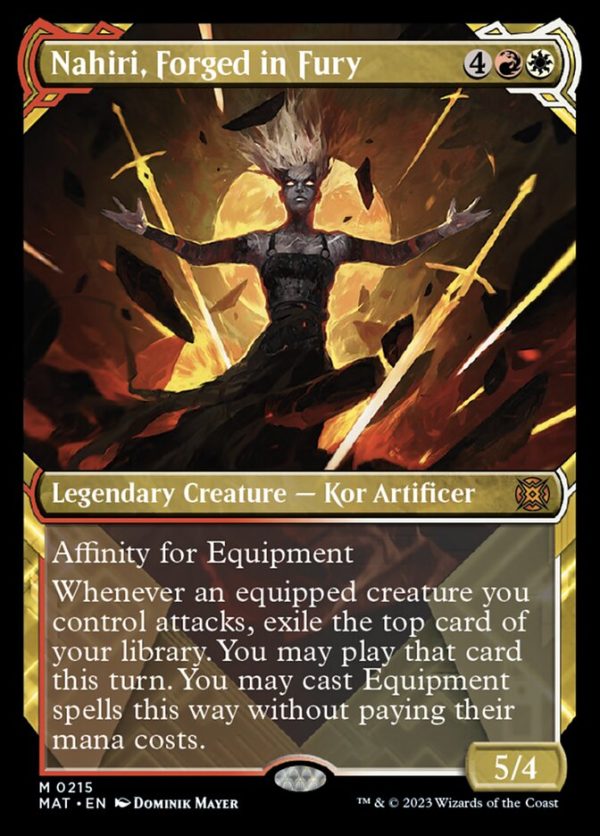 Nahiri, Forged in Fury (Showcase Halo Foil) [March of the Machine: The Aftermath] Online