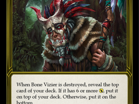 Bone Vizier (Golden) [FAB106] (Promo)  Cold Foil Online