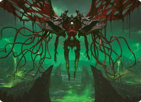 Archfiend of the Dross Art Card [Phyrexia: All Will Be One Art Series] Hot on Sale