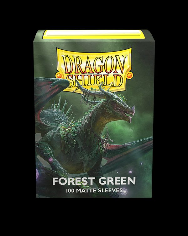 Dragon Shields: (100) Matte Forest Green Online