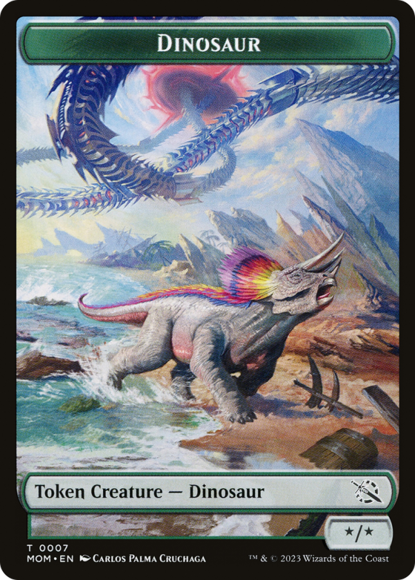 Phyrexian Myr    Dinosaur Double-Sided Token [March of the Machine Tokens] Online Sale