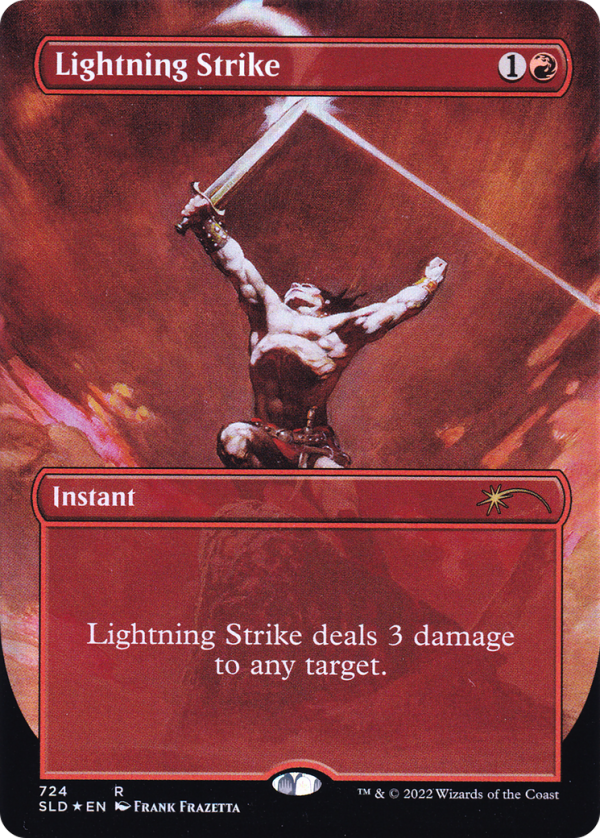 Lightning Strike (Borderless) [Secret Lair Drop Promos] Supply