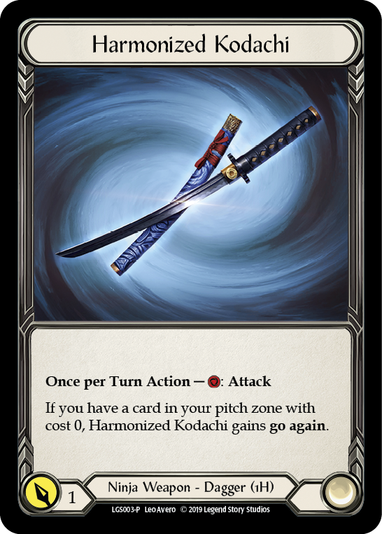 Harmonized Kodachi [LGS003-P] (Promo)  1st Edition Cold Foil Supply