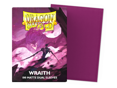 Dragon Shields: (100) Matte Dual Sleeves Wraith on Sale