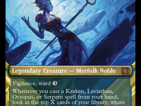 Kiora, Sovereign of the Deep (Showcase Halo Foil) [March of the Machine: The Aftermath] Online