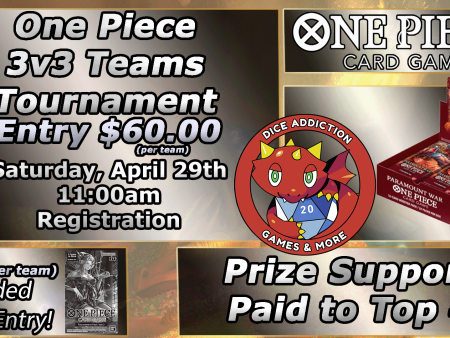 One Piece: 3v3 Teams Tournament ticket on Sale