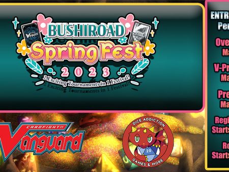 Cardfight!! Vanguard Springfest Shop Challenge (OverDress) ticket Online now