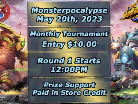 Monsterpocalypse Monthly Tournament - May ticket For Discount