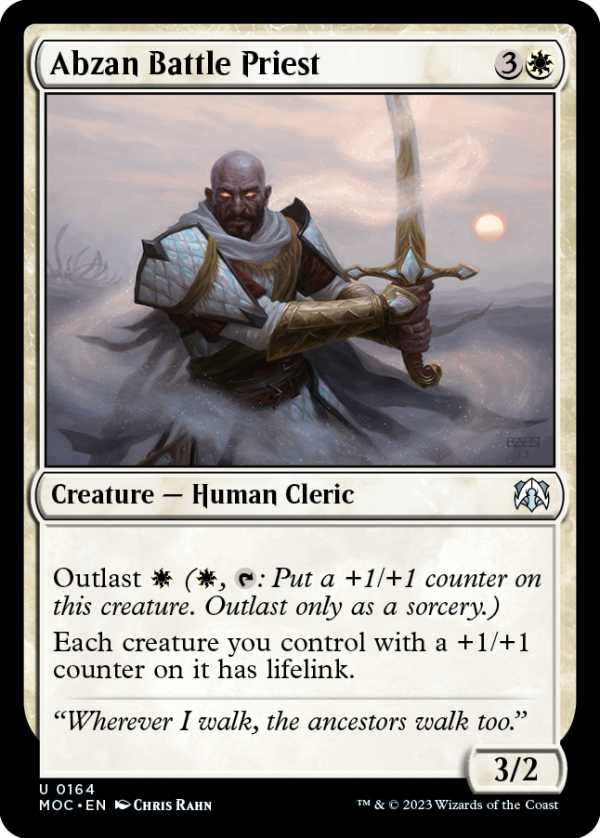 Abzan Battle Priest [March of the Machine Commander] Online Sale