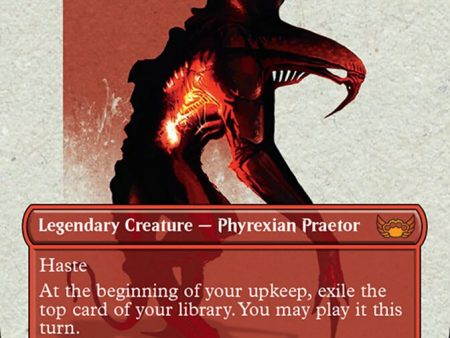 Urabrask, Heretic Praetor (Borderless Concept Praetors) [Phyrexia: All Will Be One] Sale