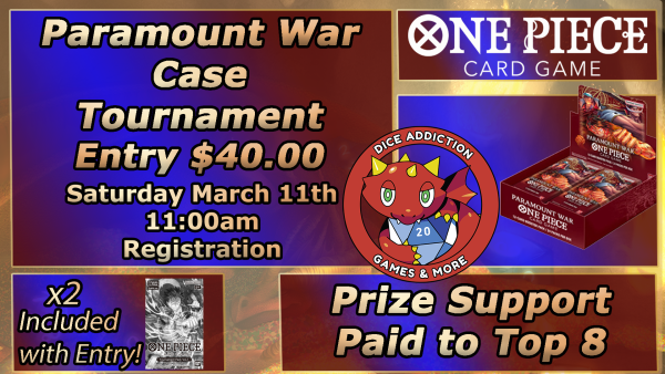 One Piece: Paramount War Case Tournament ticket For Sale