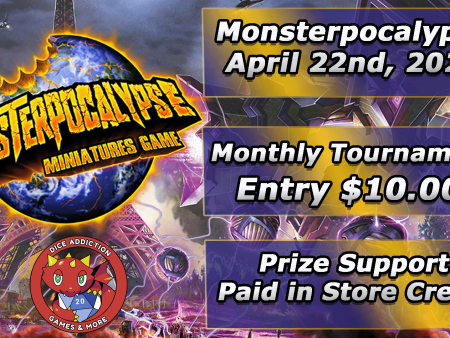 Monsterpocalypse Monthly Tournament - April ticket Online