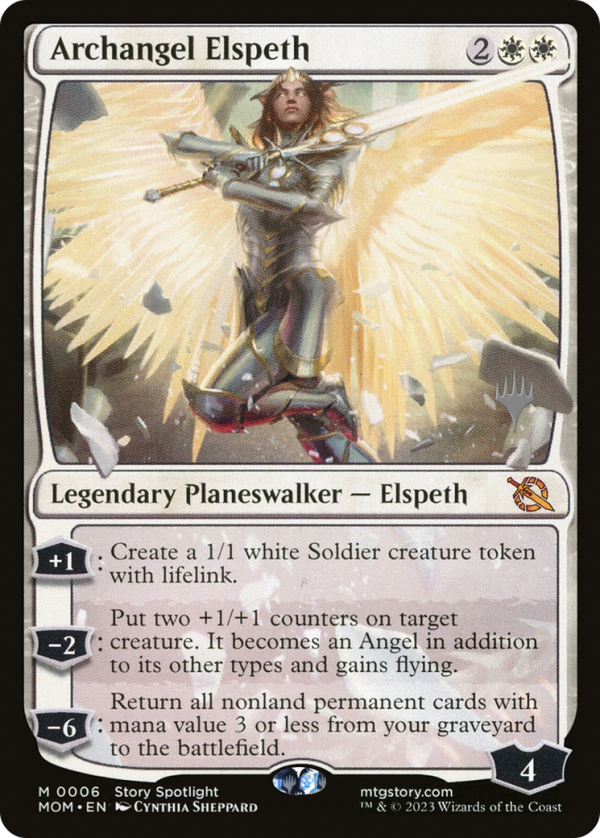 Archangel Elspeth (Promo Pack) [March of the Machine Promos] Discount