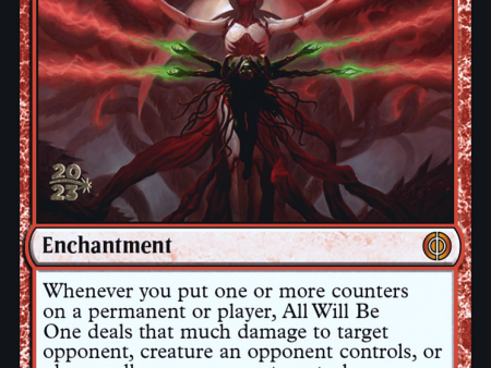 All Will Be One [Phyrexia: All Will Be One Prerelease Promos] Online now