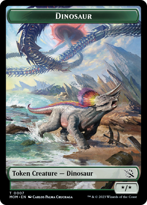 Dinosaur Token [March of the Machine Tokens] Online