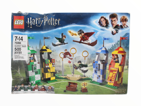 Retired Set 75956 Harry Potter Quidditch Match (damaged box) For Sale